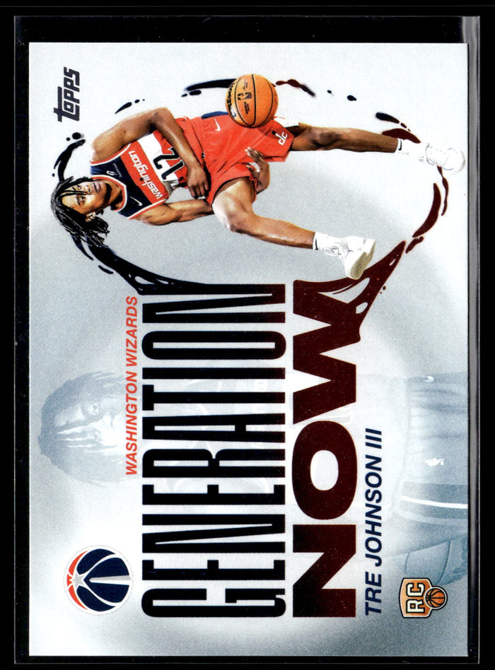 2025-26 Topps #GN-6 Tre Johnson III Generation Now