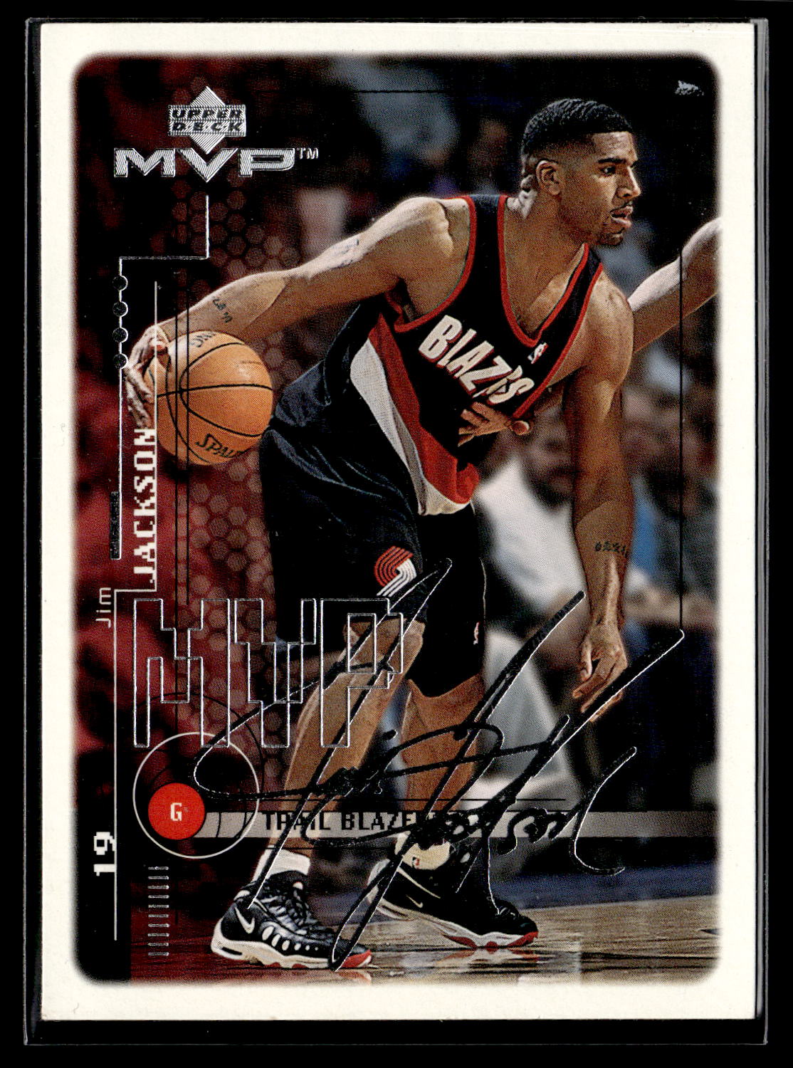 1999-00 Upper Deck MVP #136 Jim Jackson Silver Script