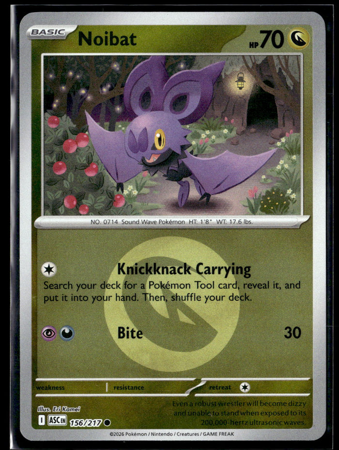 ME: Ascended Heroes #156/217 Noibat (Energy Symbol Pattern)
