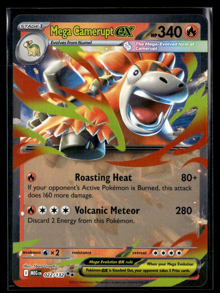 ME01: Mega Evolution #022/132 Mega Camerupt ex
