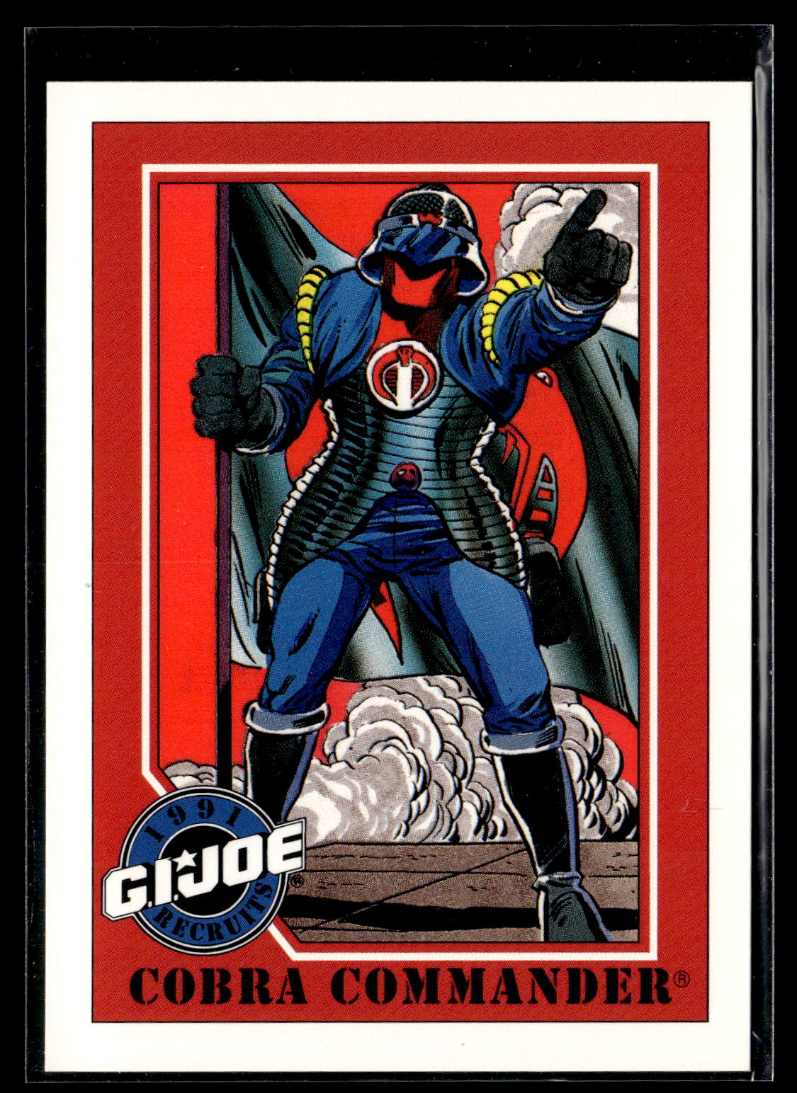1991 Impel G.I. Joe #133 Cobra Commander