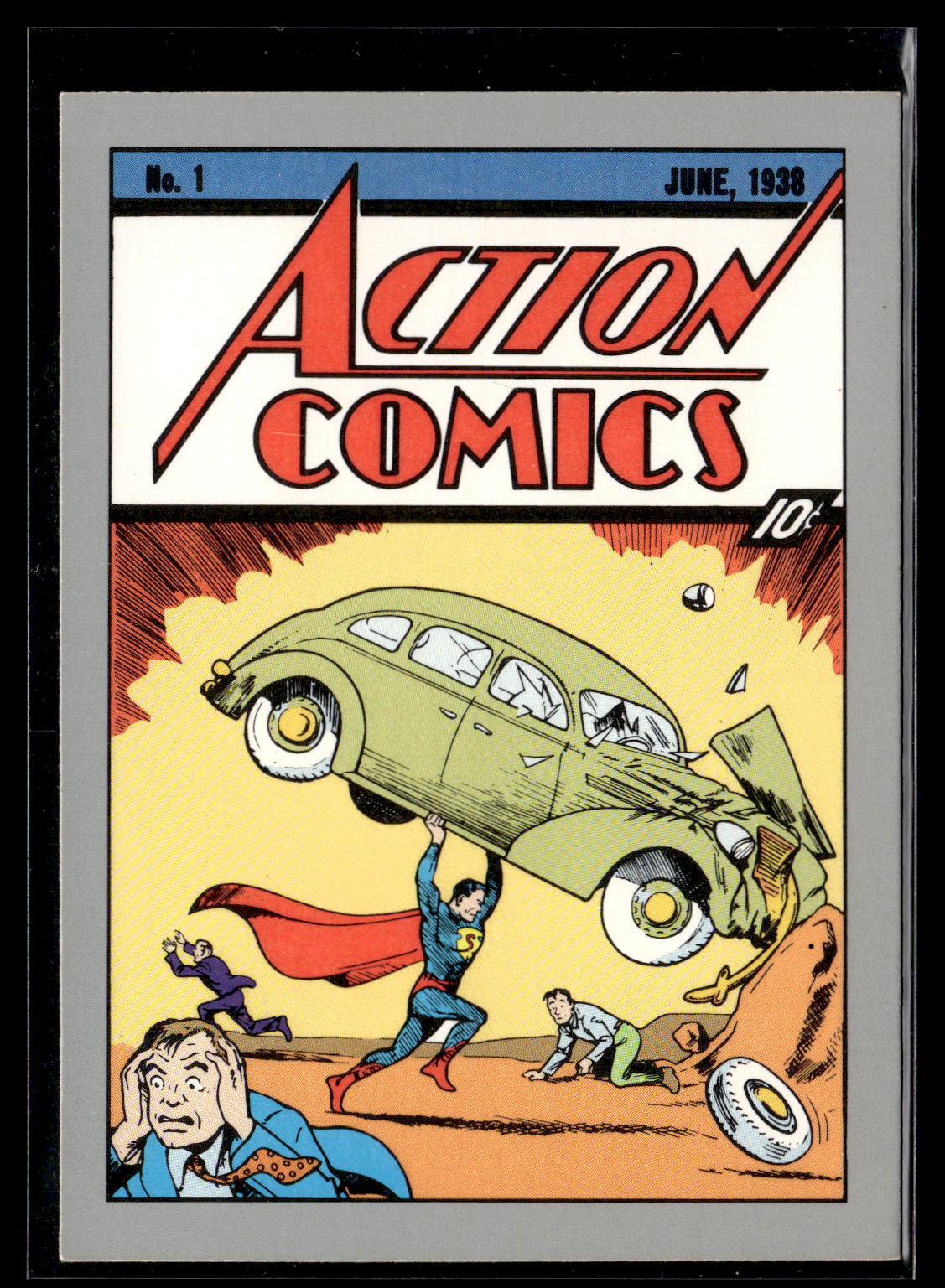 1987 DC Comics Backing Board Cards #27 Action Comics #1