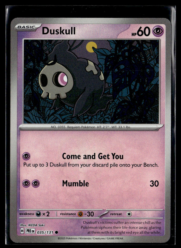SV: Prismatic Evolutions #035/131 Duskull (Master Ball Pattern)
