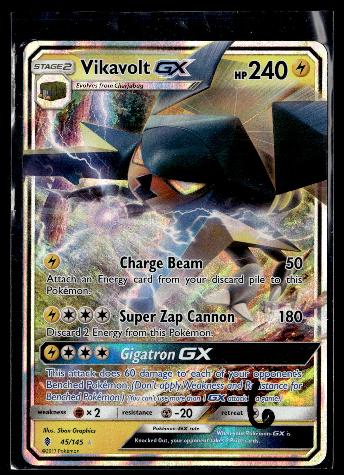 SM - Guardians Rising #45/145 Vikavolt GX