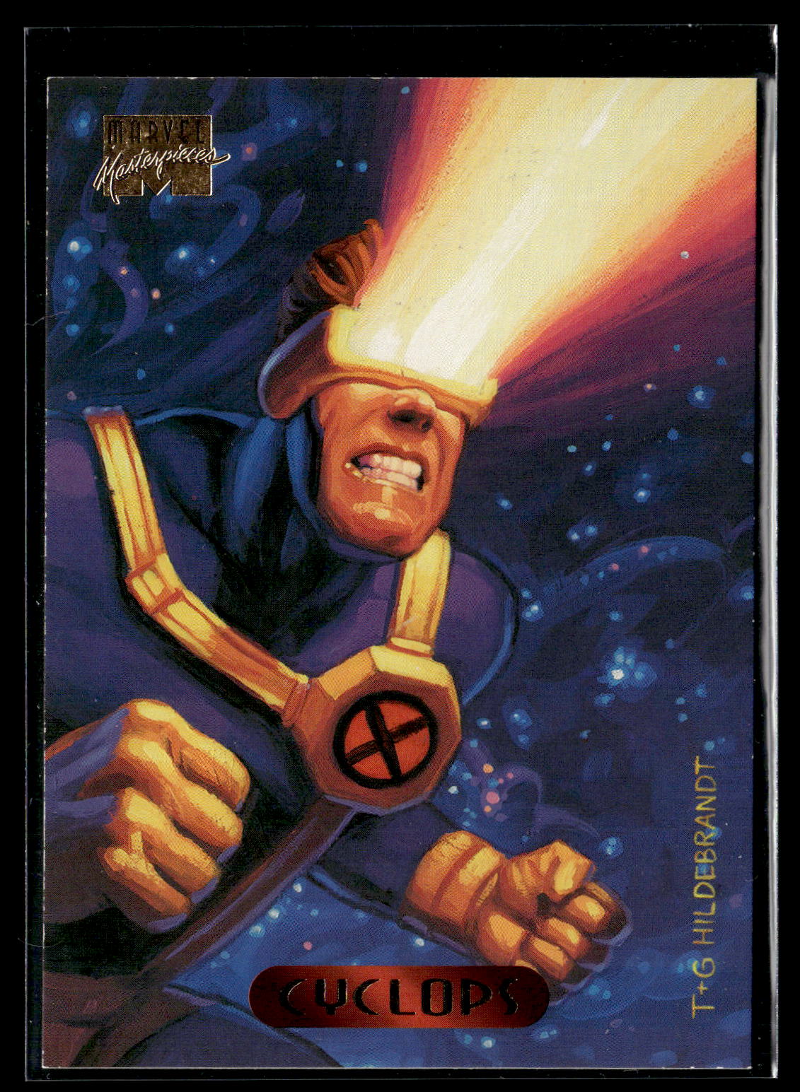 1994 Fleer Marvel Masterpieces Hildebrandt Brothers #25 Cyclops