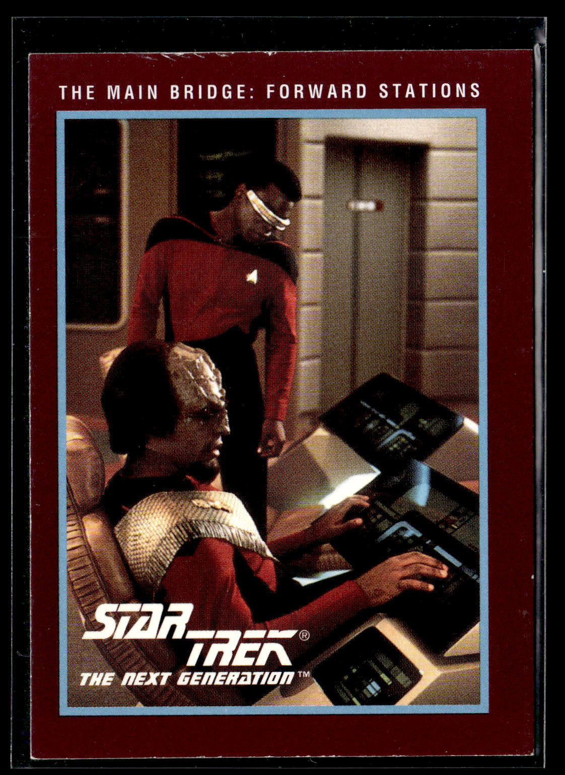 1991 Impel Star Trek 25th Anniversary #262 The Main Bridge: Forward Stations
