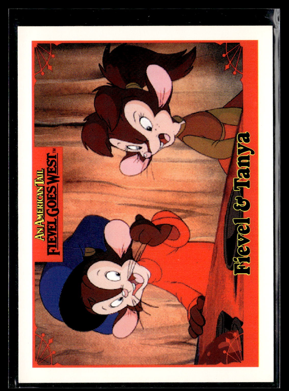 1991 Impel An American Tail: Fievel Goes West #16 Fievel &amp; Tanya