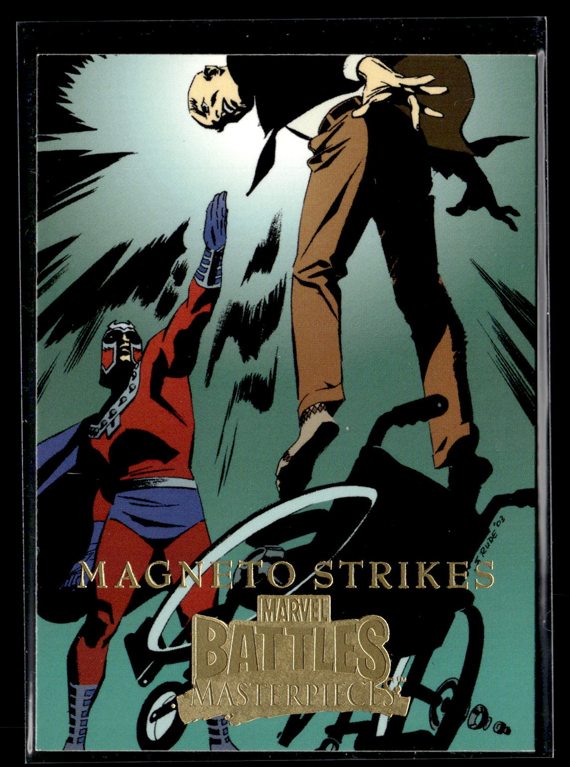 2008 Upper Deck Marvel Masterpieces 3 #60 Magneto Strikes