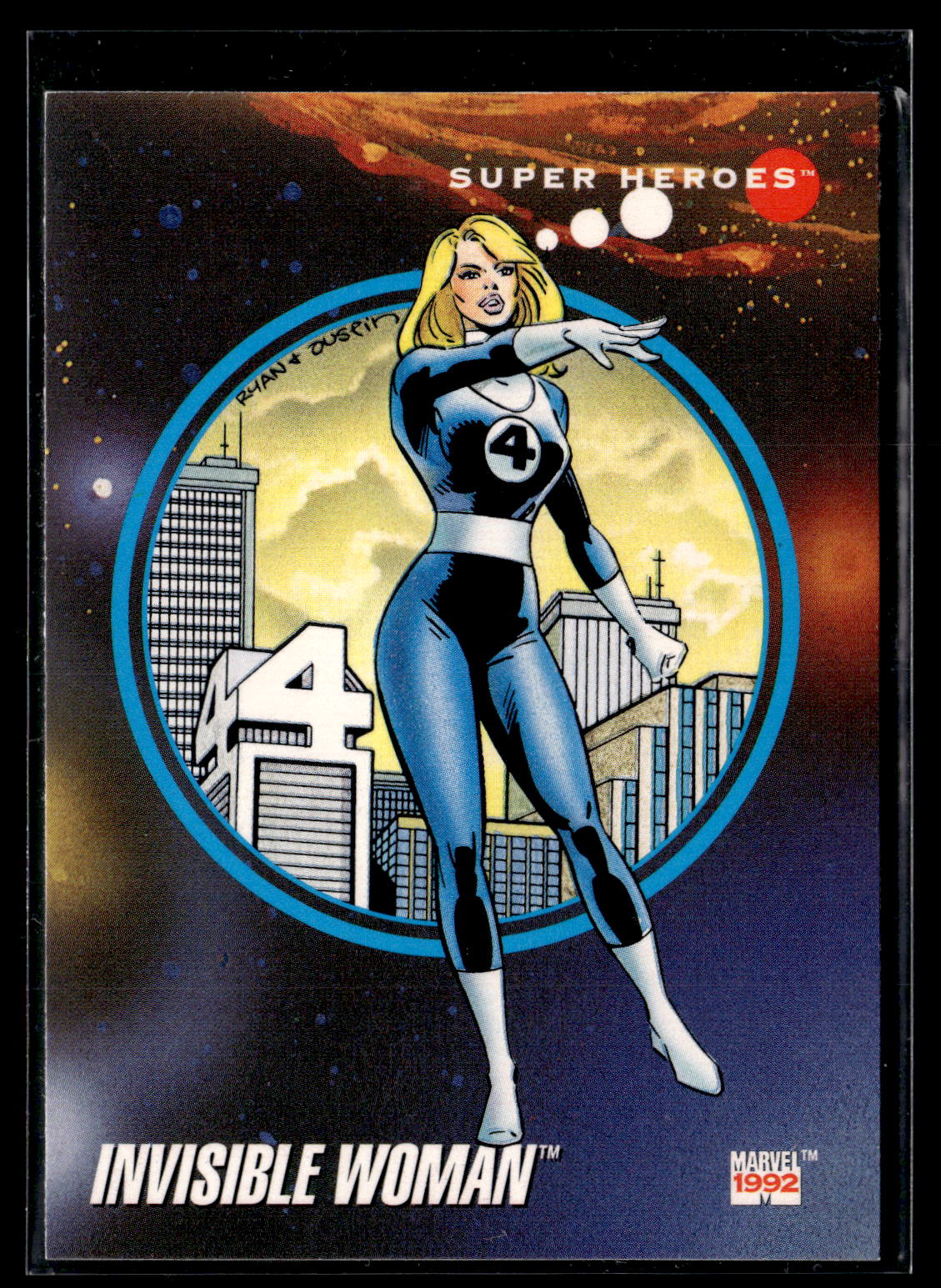1992 Impel Marvel Universe #34 Invisible Woman