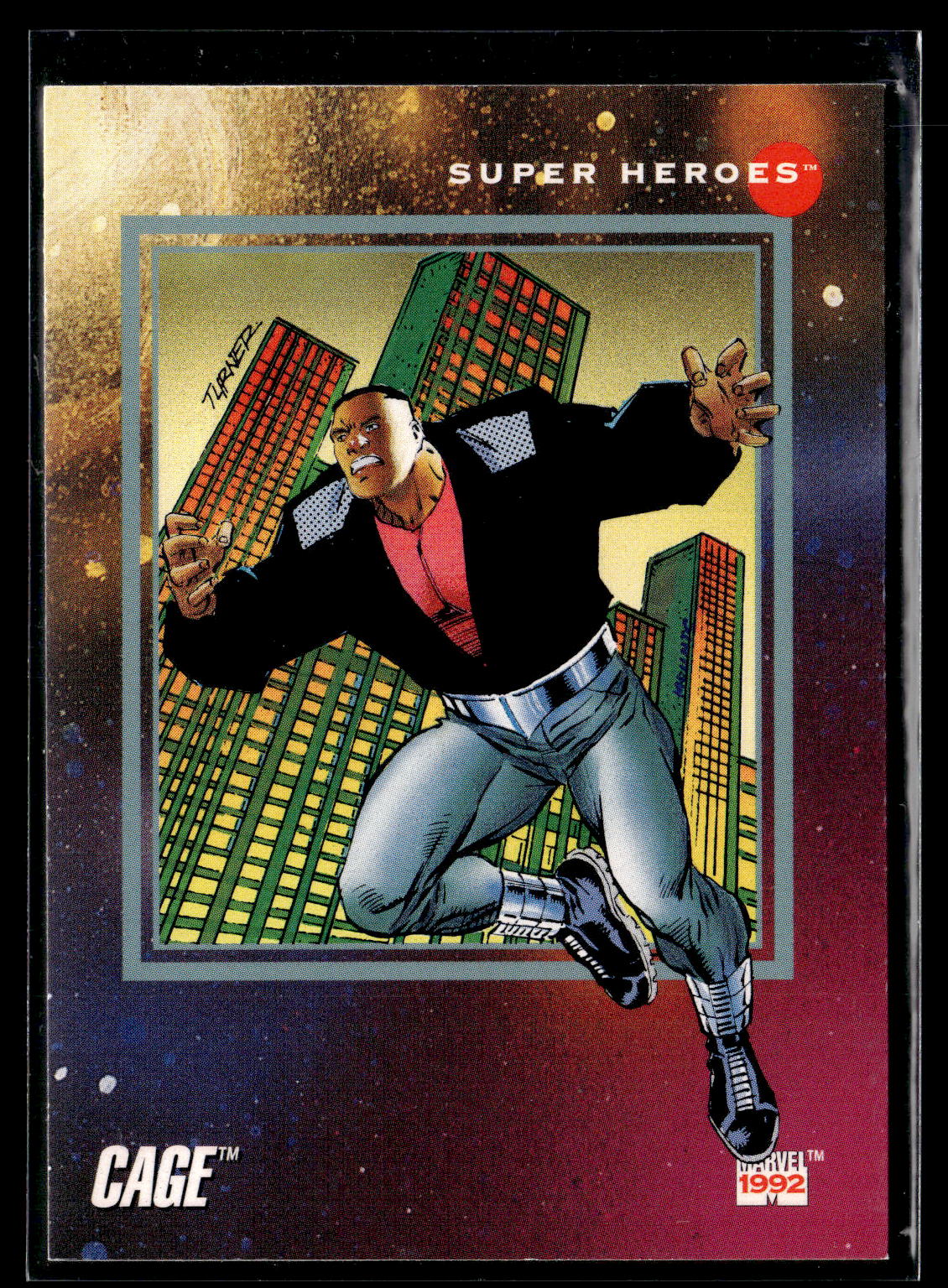 1992 Impel Marvel Universe #18 Cage