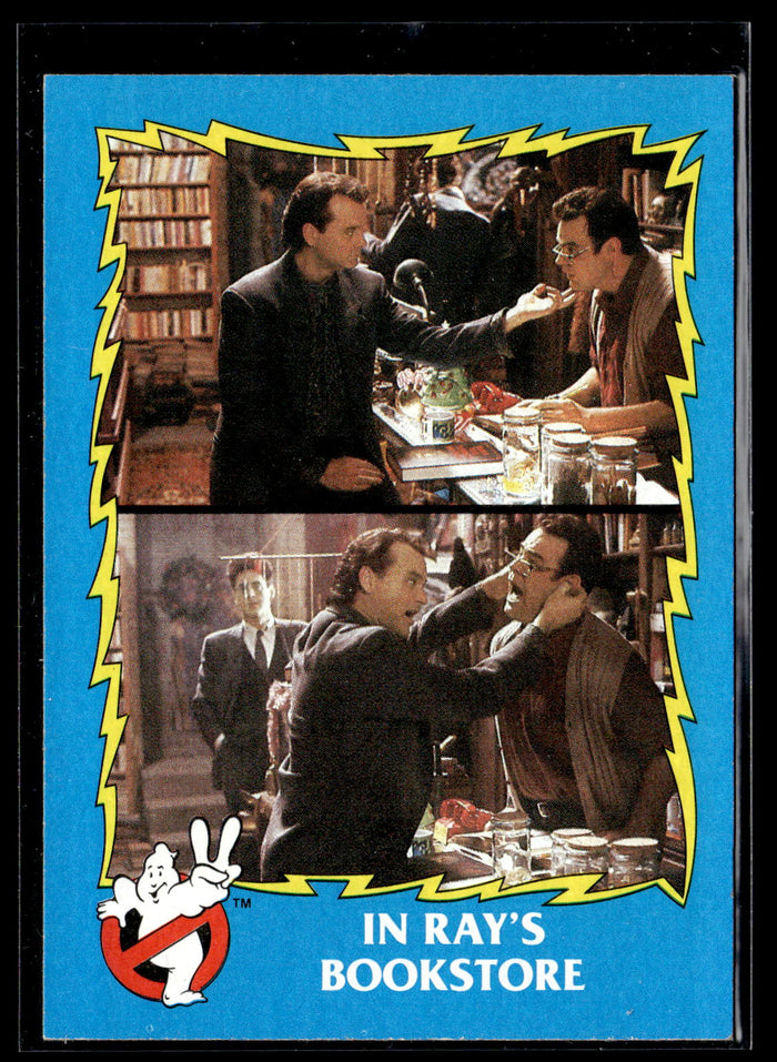 1989 Topps Ghostbusters II #13 In Ray's Bookstore