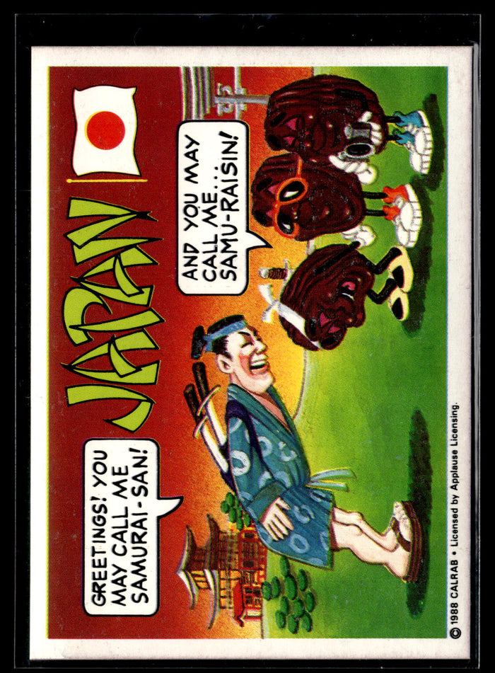 1988 Zoot The California Raisins World Tour #14 Japan