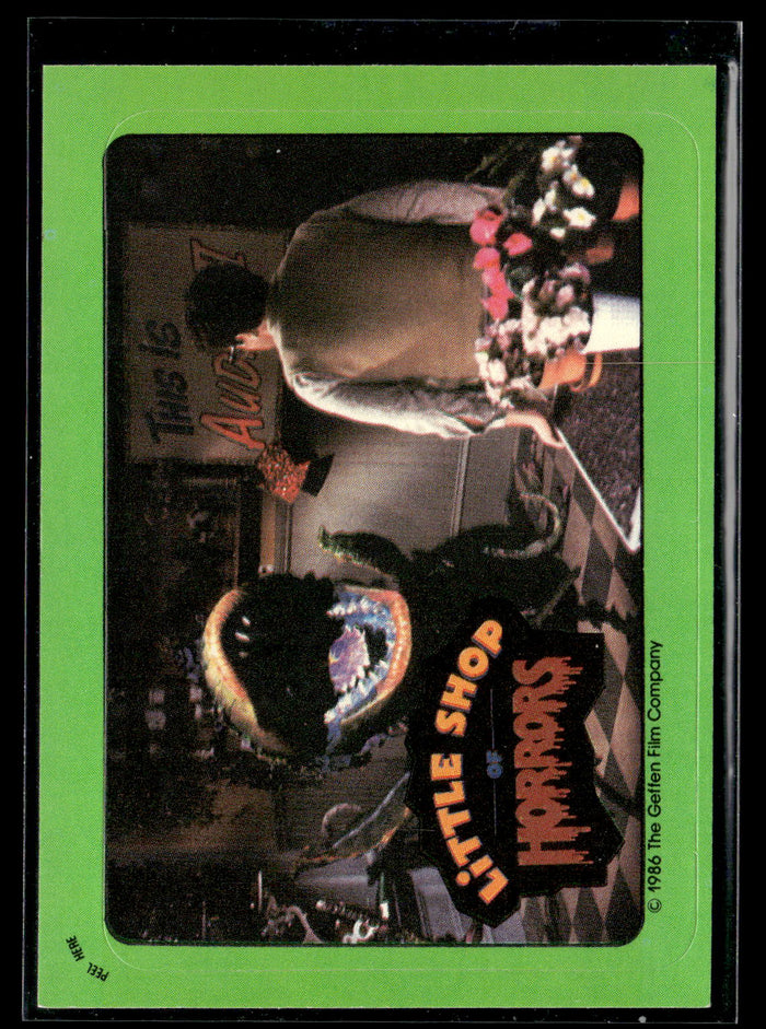 1986 Topps Little Shop of Horrors #13 / You're Audrey's boyfriend??