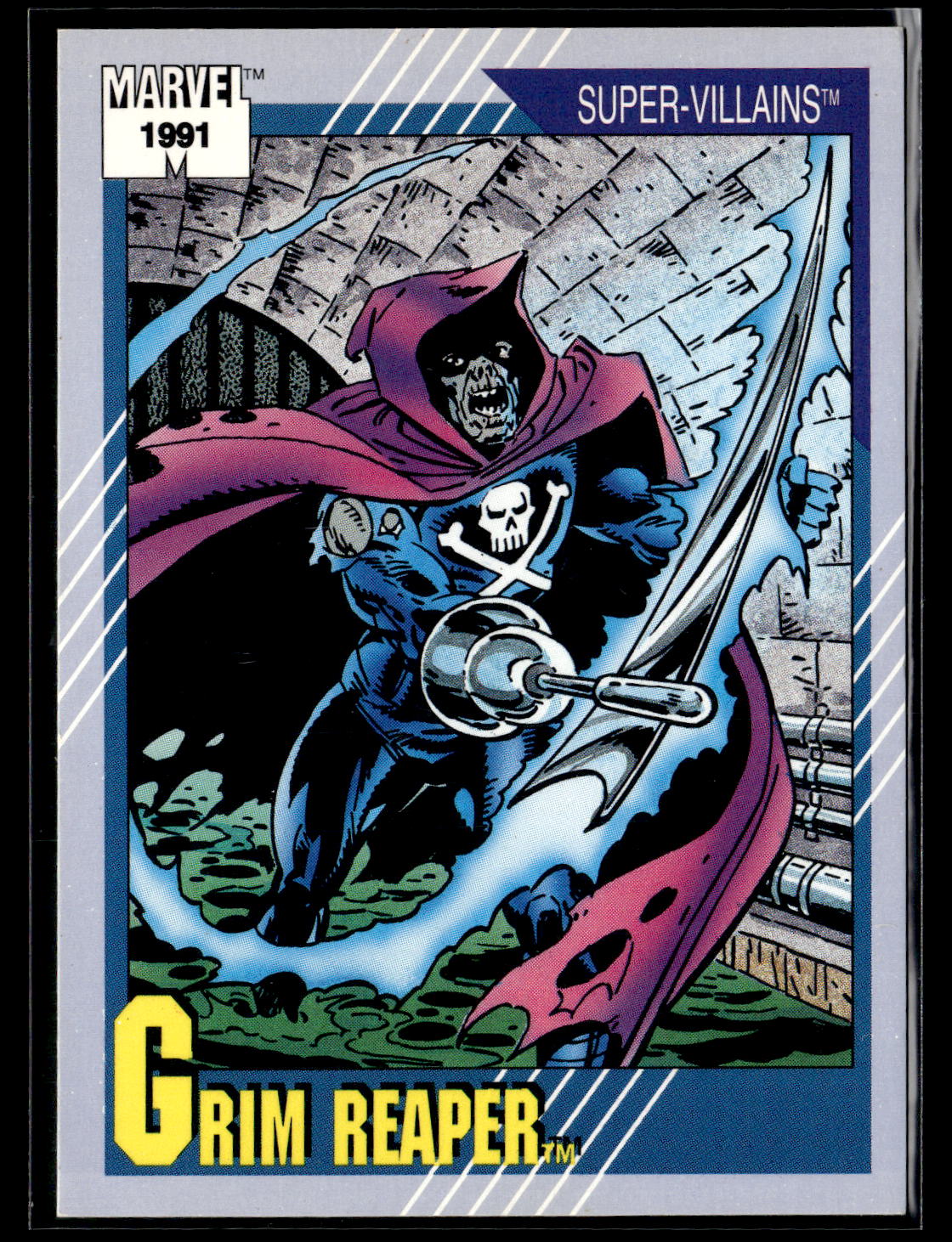1991 Impel Marvel Universe II #63 Grim Reaper