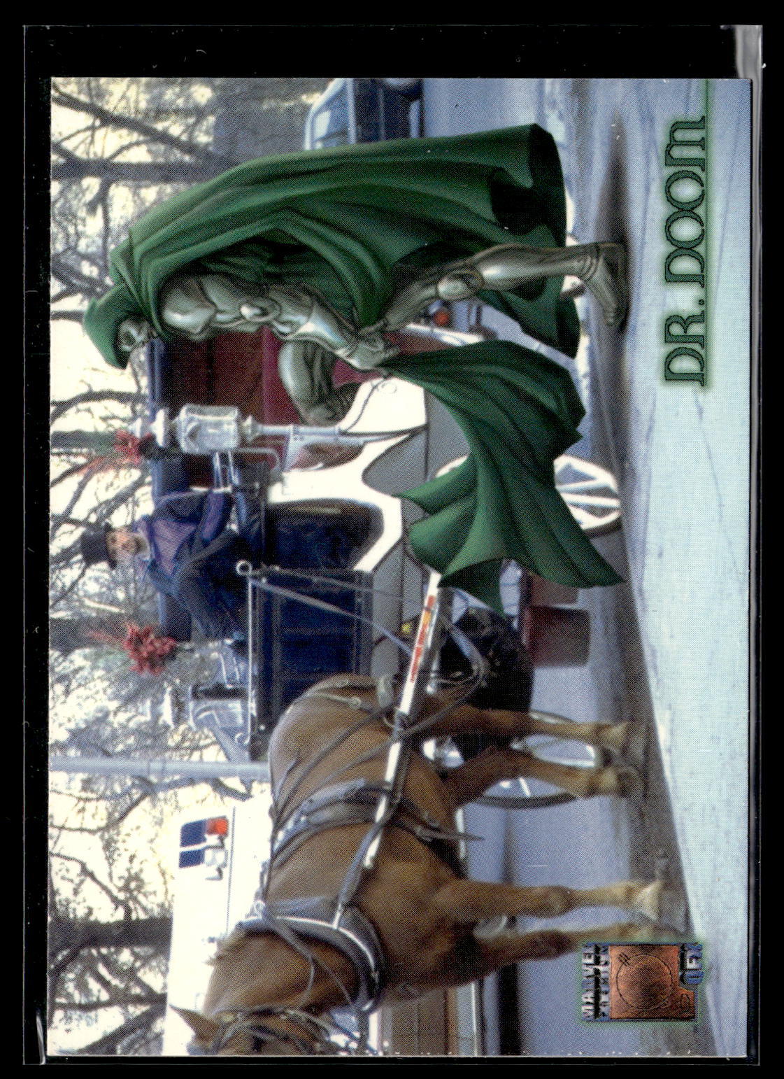 1997 Fleer/SkyBox Marvel Premium QFX #9 Dr. Doom