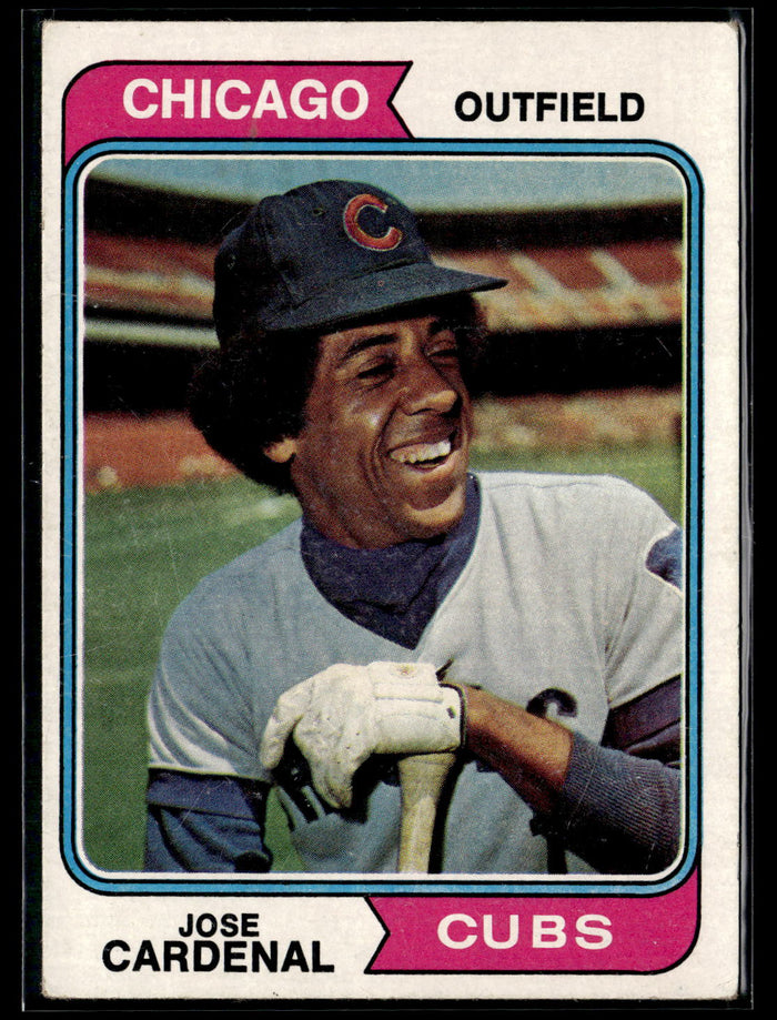 1974 Topps #185 Jose Cardenal