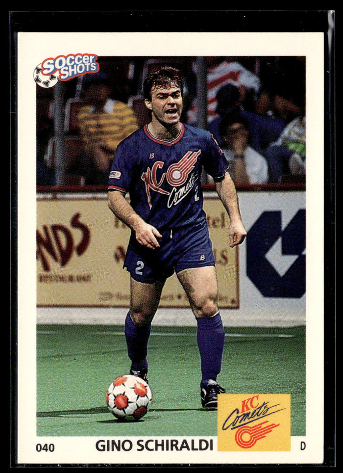 1991 Soccer Shots MSL #040 Gino Schiraldi