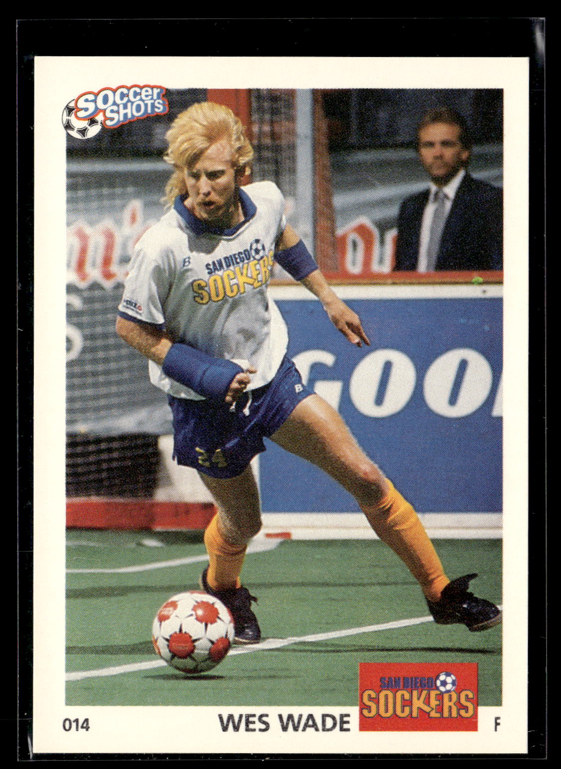 1991 Soccer Shots MSL #014 Wes Wade