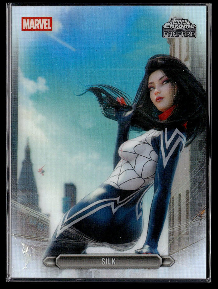 2026 Topps Chrome Marvel Comics #FF-38 Silk Fanfare