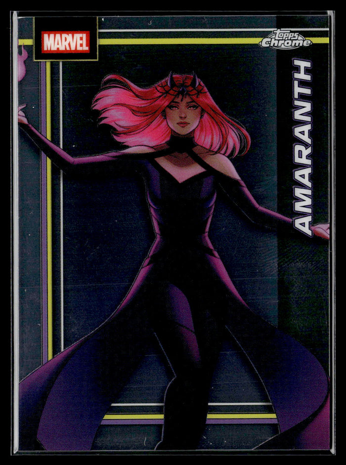 2026 Topps Chrome Marvel Comics #4 Amaranth