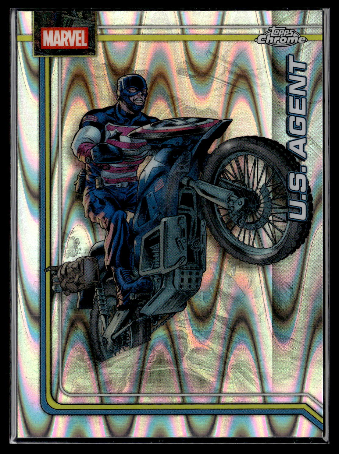 2026 Topps Chrome Marvel Comics #182 U.S. Agent RayWave Refractor