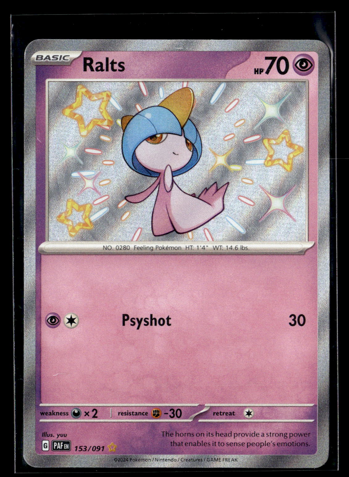 SV: Paldean Fates #153/091 Ralts