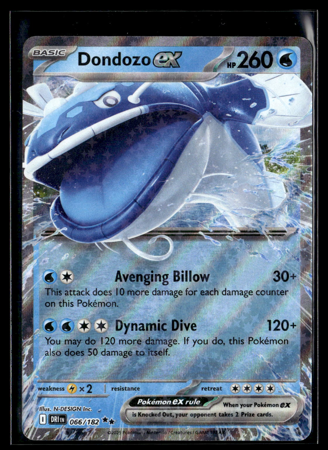 SV10: Destined Rivals #066/182 Dondozo ex