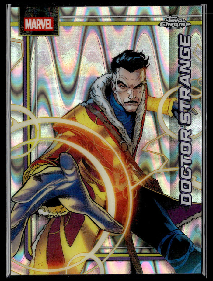 2026 Topps Chrome Marvel Comics #111 Doctor Strange RayWave Refractor