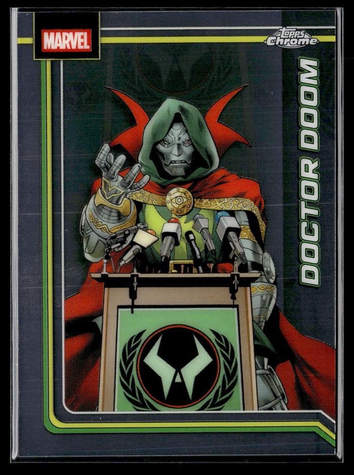 2026 Topps Chrome Marvel Comics #28 Doctor Doom