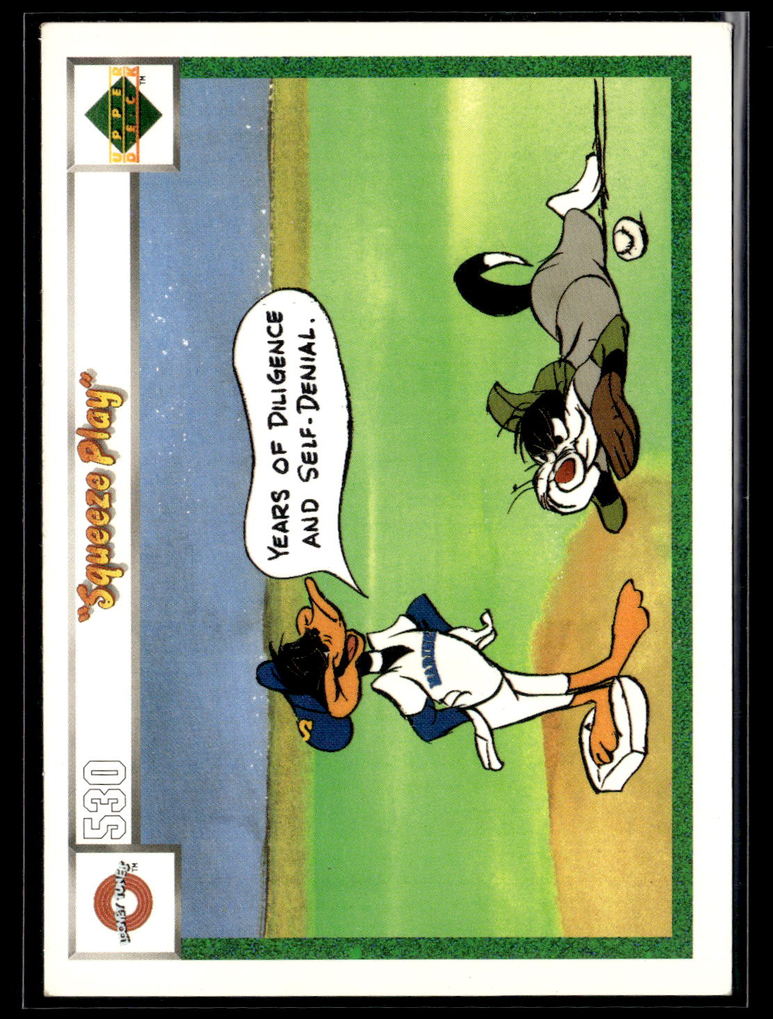 1990 Upper Deck Comic Ball #530 / 533 Squeeze Play