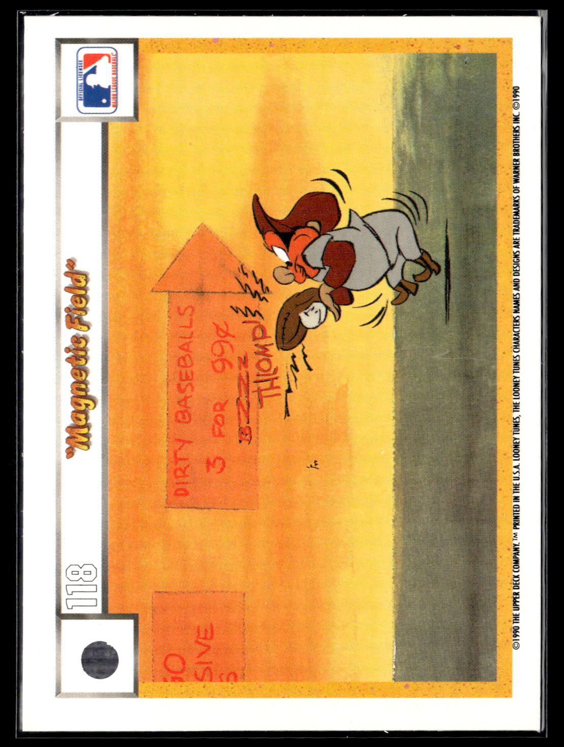 1990 Upper Deck Comic Ball #118 Magnetic Field