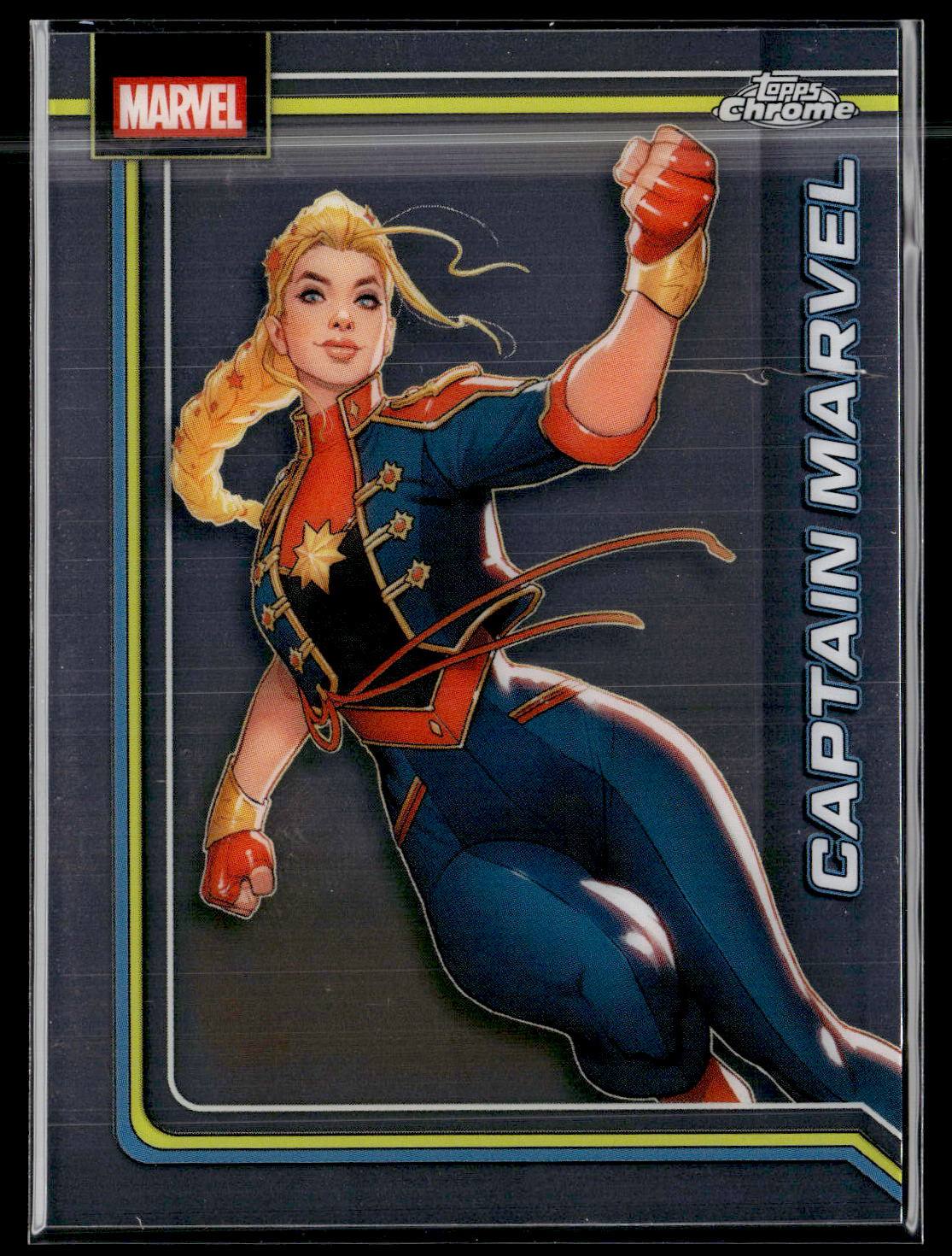 2026 Topps Chrome Marvel Comics #21 Captain Marvel