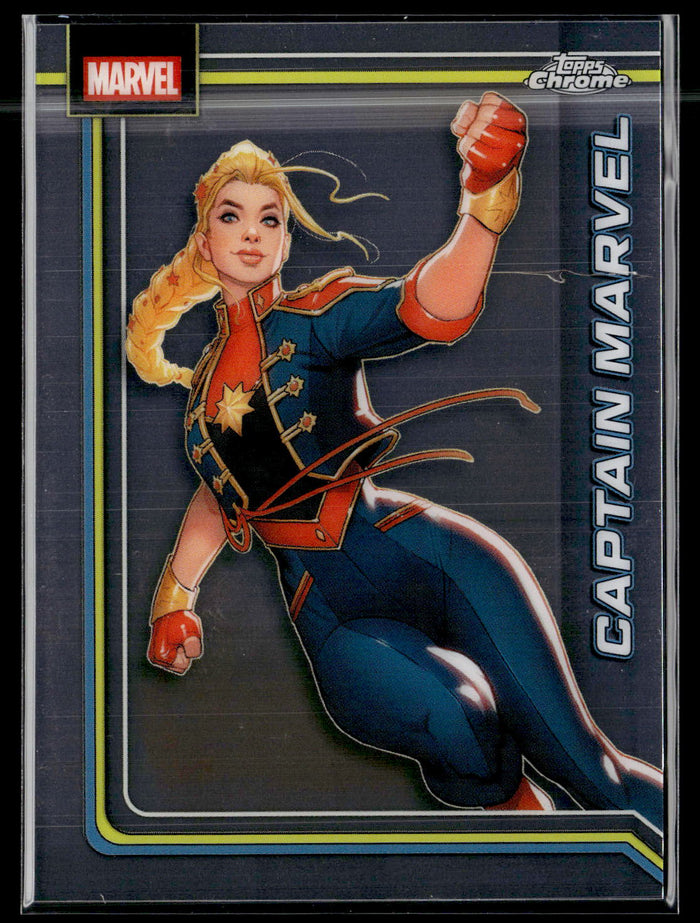 2026 Topps Chrome Marvel Comics #21 Captain Marvel