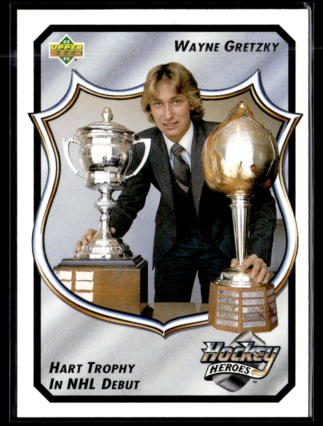 1992-93 Upper Deck #12 Wayne Gretzky Hockey Heroes: Wayne Gretzky