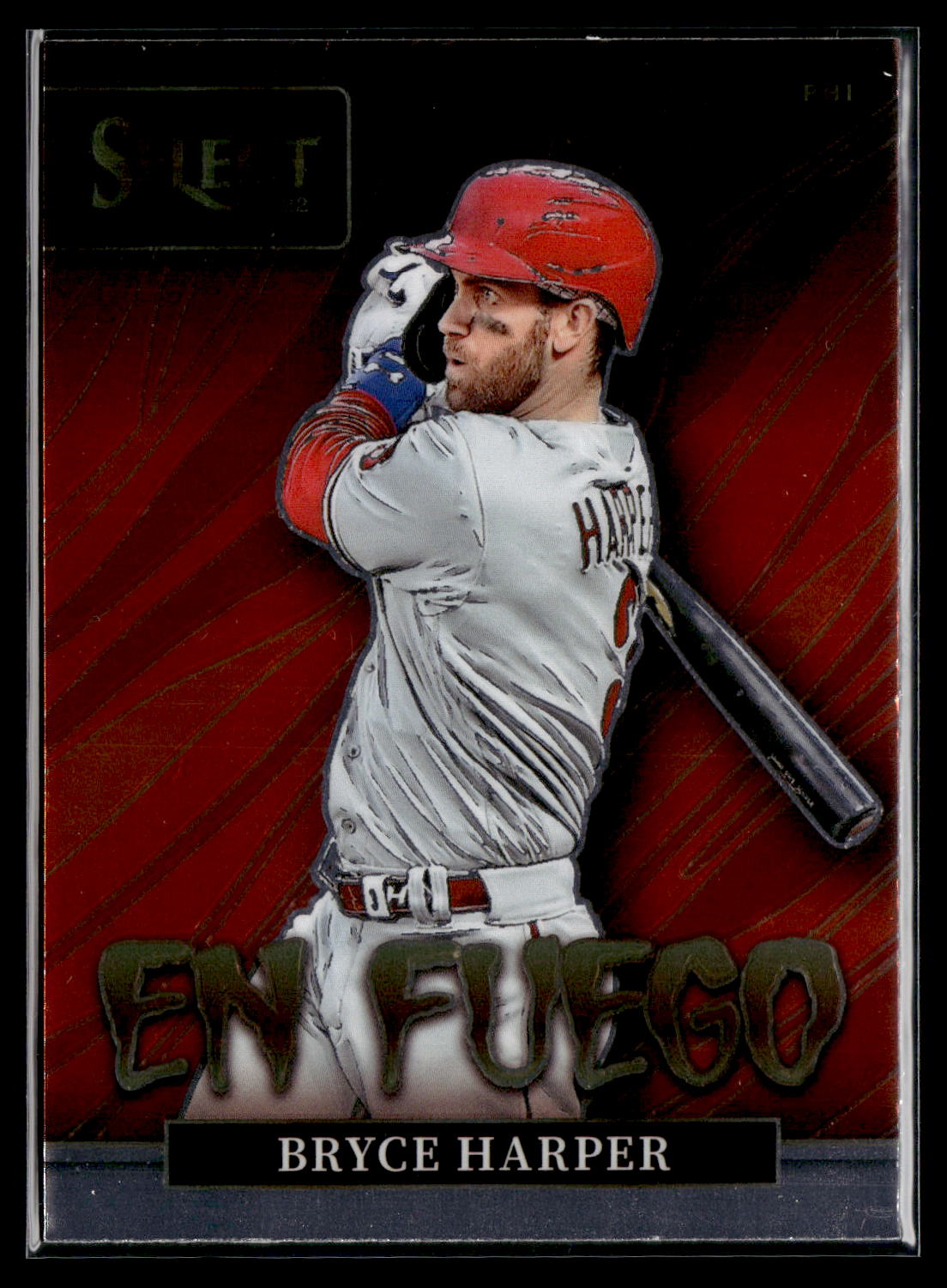 2022 Panini Select #EF4 Bryce Harper En Fuego