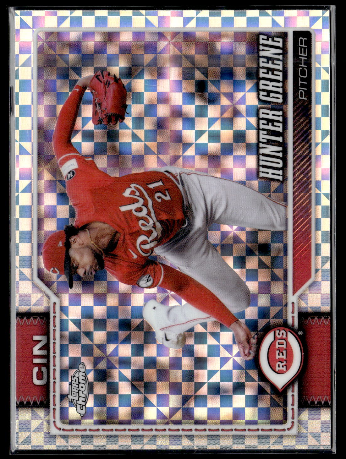 2026 Topps Chrome #135 Hunter Greene X-Fractors
