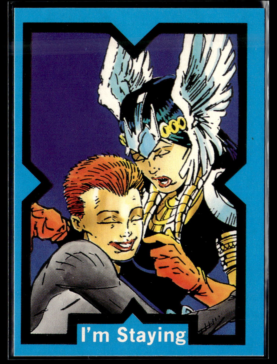 1991 Comic Images X-Force #12 I'm Staying