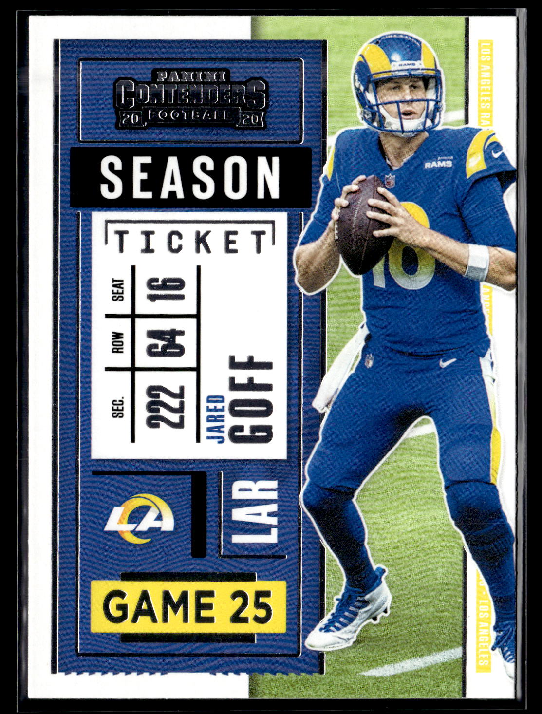 2020 Panini Contenders #52 Jared Goff