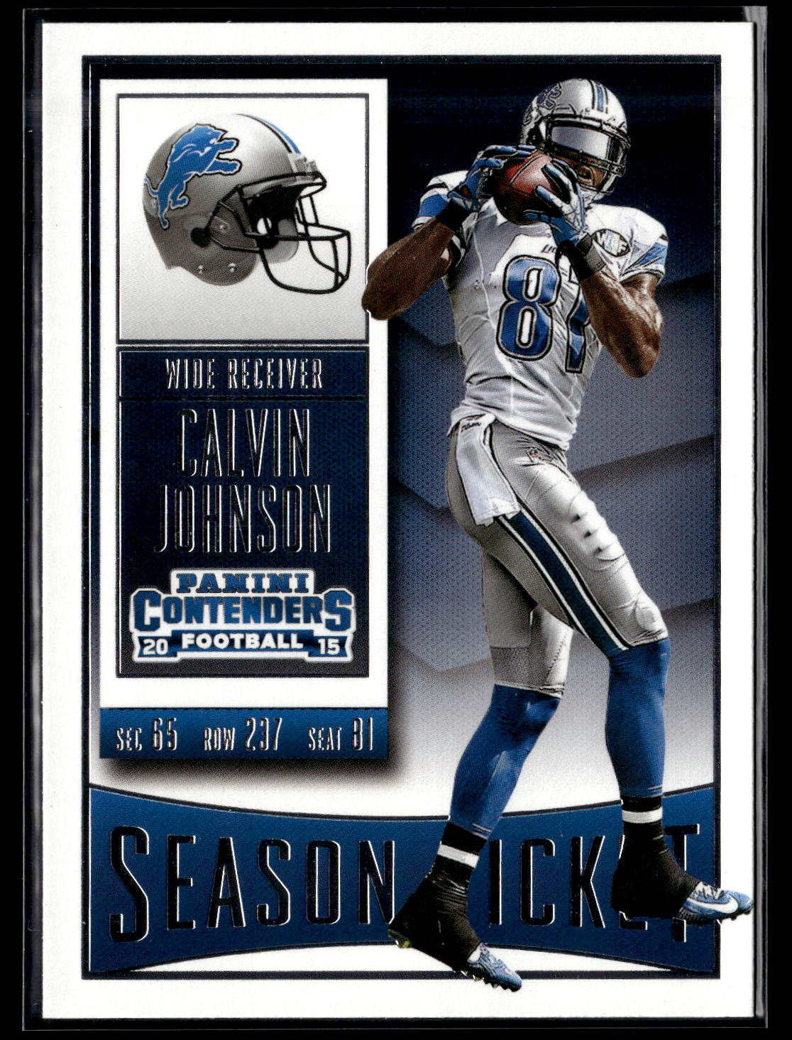 2015 Panini Contenders #64 Calvin Johnson