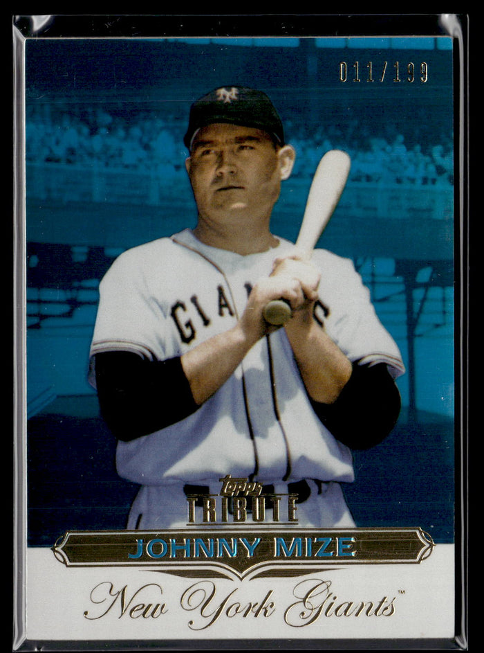 2011 Topps Tribute #45 Johnny Mize Blue