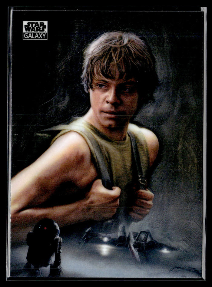 2026 Topps Chrome Star Wars Galaxy #19 Educating Luke