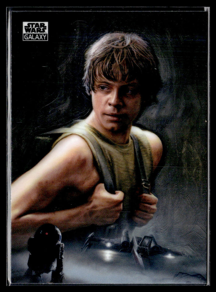 2026 Topps Chrome Star Wars Galaxy #19 Educating Luke