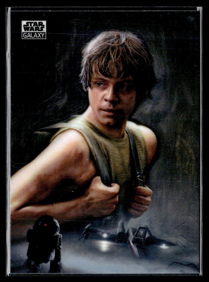 2026 Topps Chrome Star Wars Galaxy #19 Educating Luke