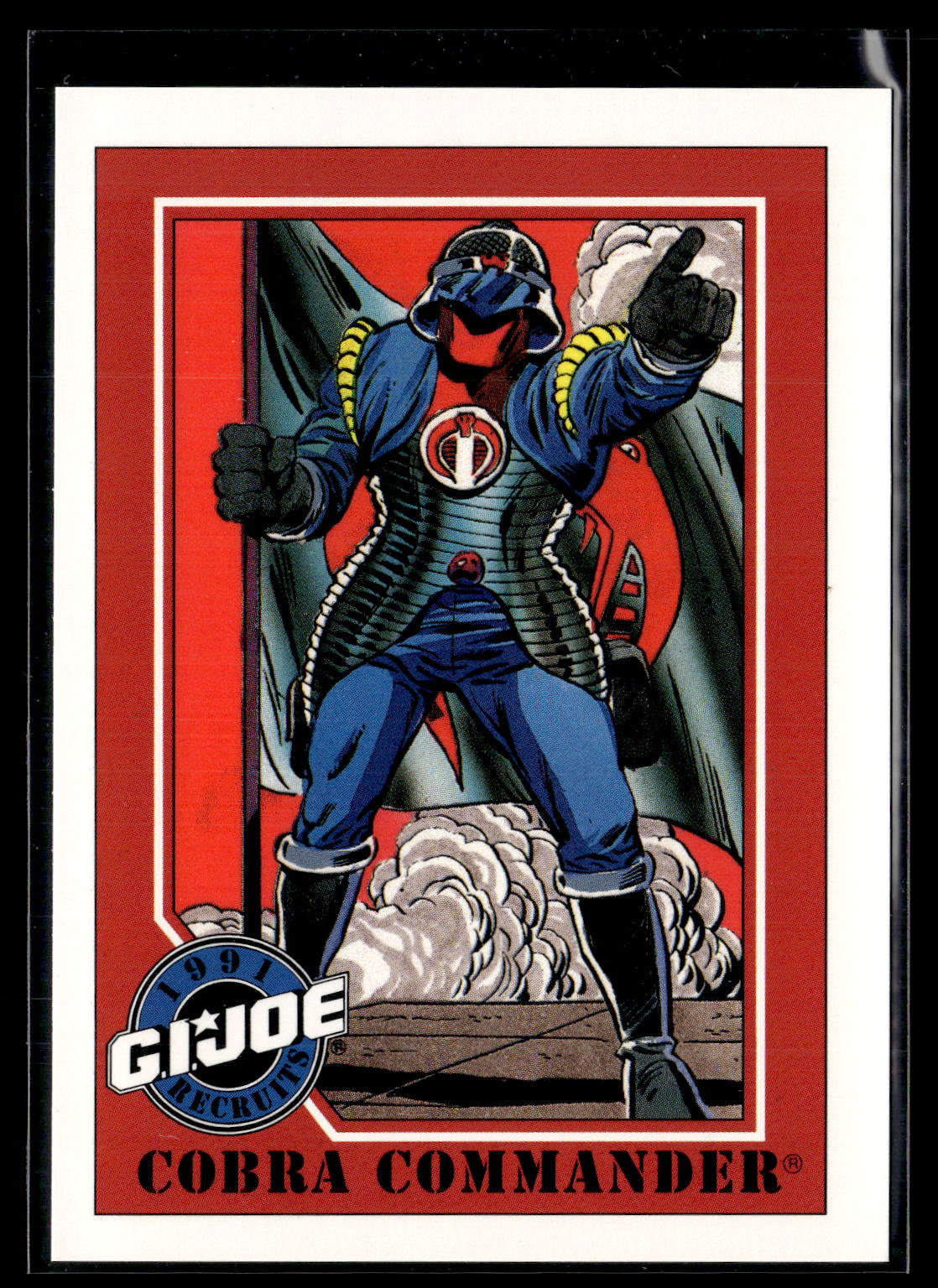 1991 Impel G.I. Joe #133 Cobra Commander