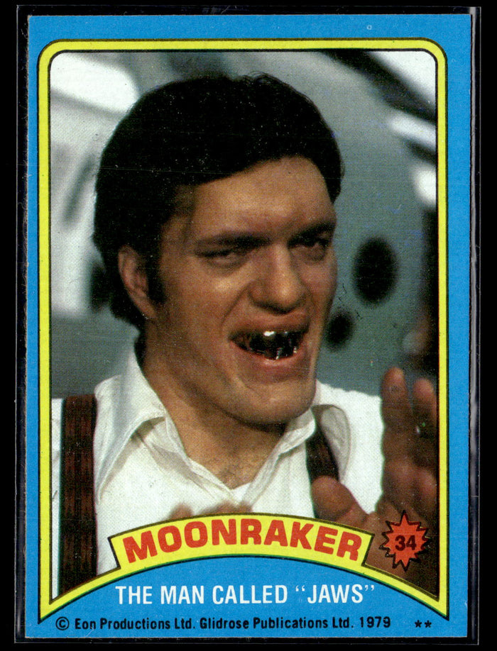 1979 Topps Moonraker #34 The man called "Jaws"