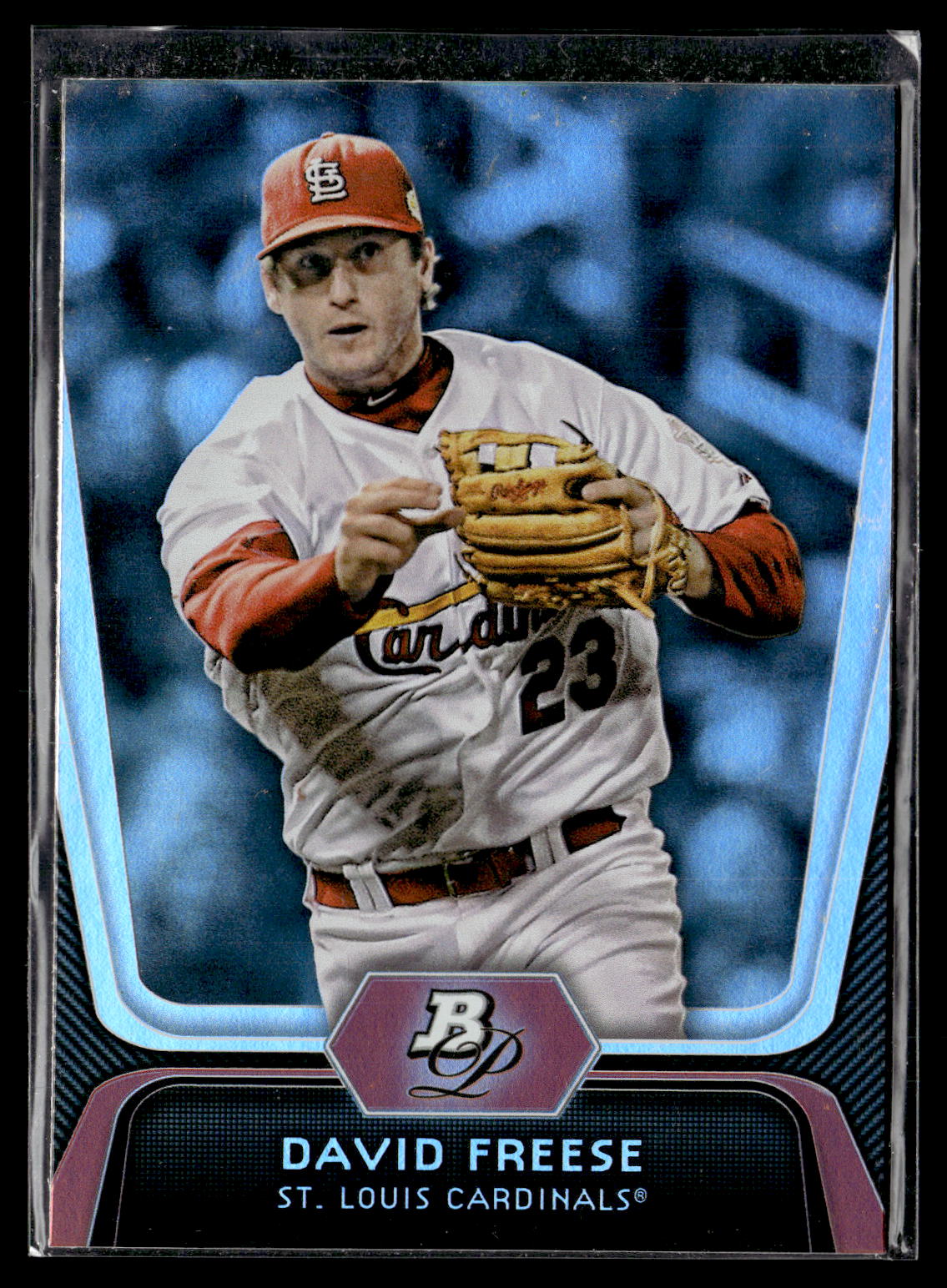 2012 Bowman Platinum #82 David Freese