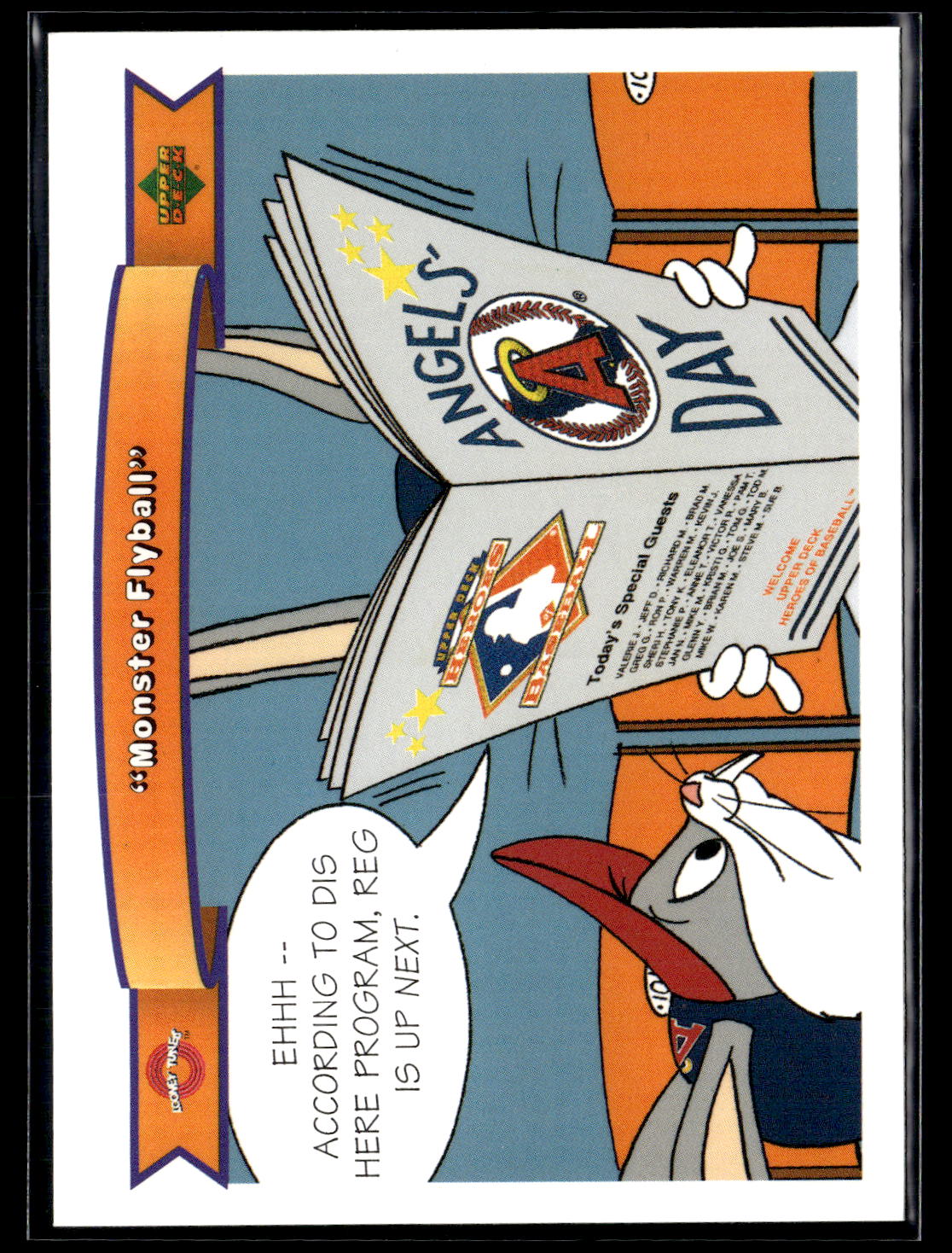 1991 Upper Deck Comic Ball #58 Bugs Bunny