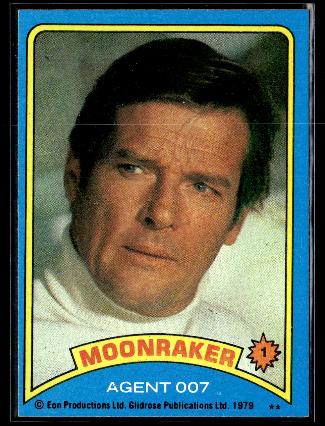 1979 O-Pee-Chee Moonraker #1 Agent 007 / James Bond