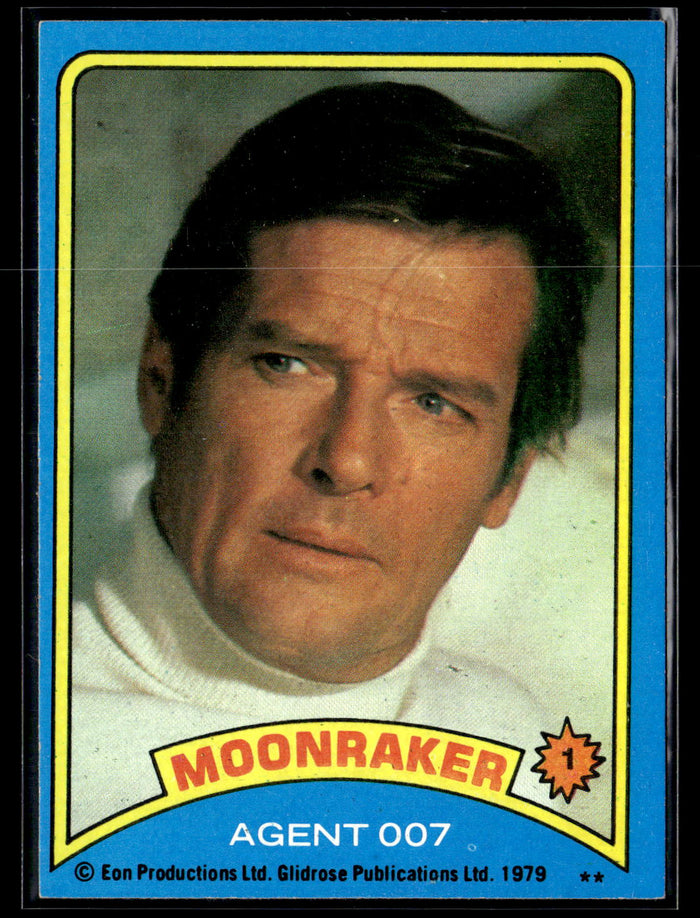 1979 O-Pee-Chee Moonraker #1 Agent 007 / James Bond