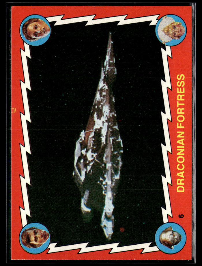 1979 Topps Buck Rogers #6 Draconian Fortress